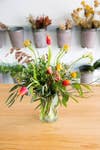 Easy Spring Centerpieces bright flowers