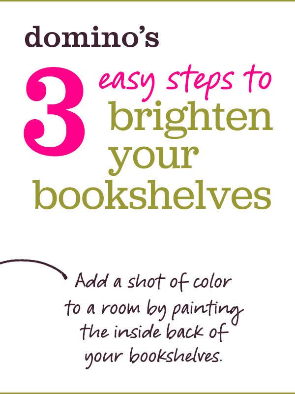 brighten your bookshelves