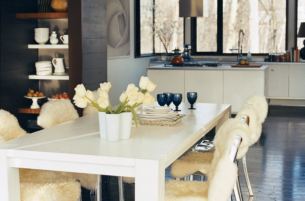 decorating with sheepskins