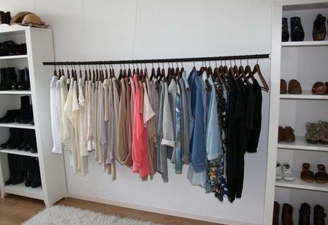 rules to live by if you have an exposed closet