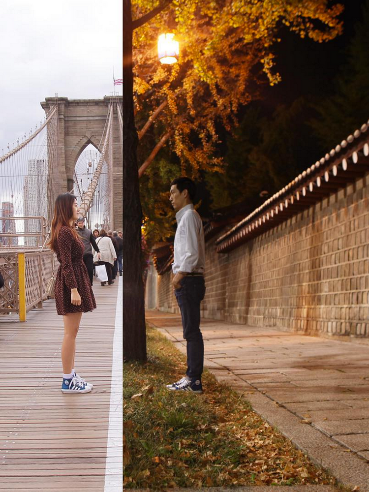 how a long-distance relationship became an art project