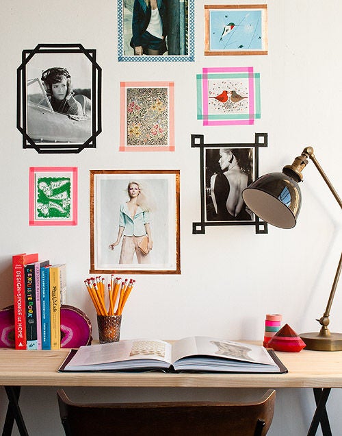 when it’s okay to tape your art (instead of framing it!)