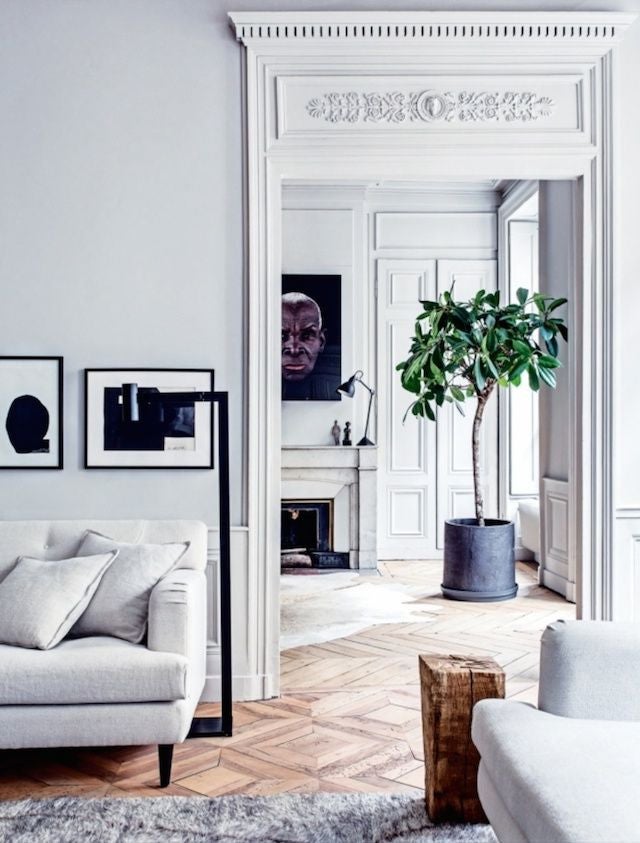 white-black-living-room