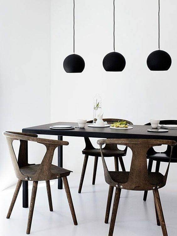 how to decorate with matte black accents