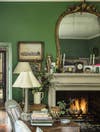 green-wall-fireplace