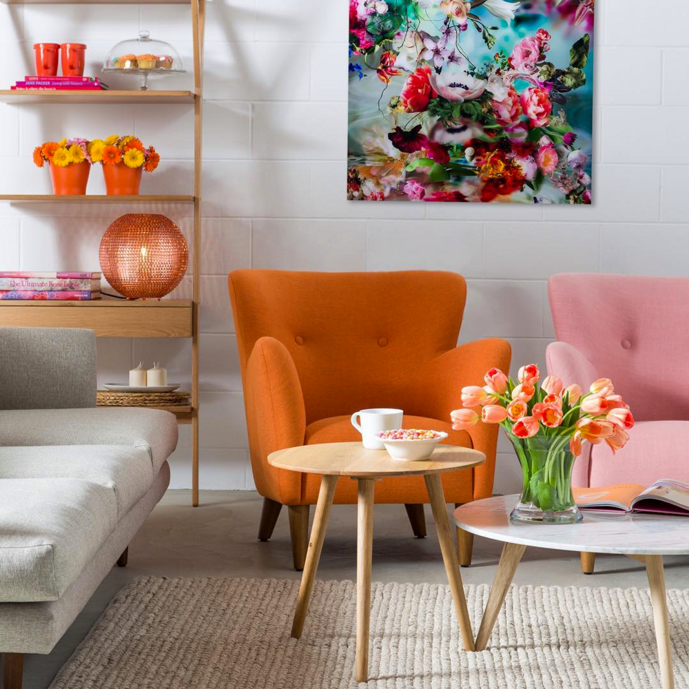 pink-orange-living-room