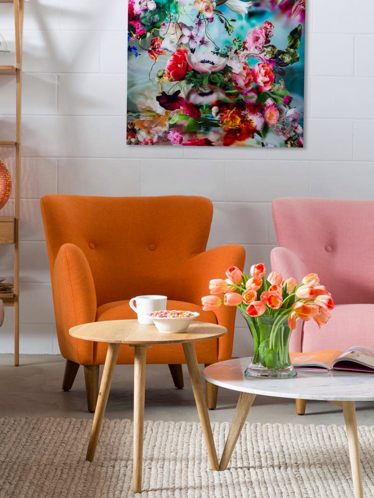 pink-orange-living-room