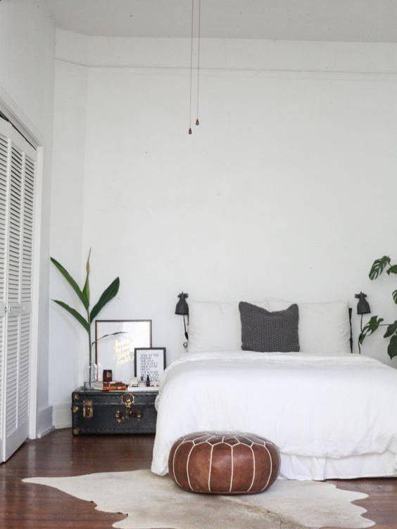 White Bedroom Decorating Ideas White Bedroom With Plants