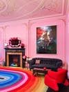 Wall Moulding Ideas Pink Walls Molding Living Room
