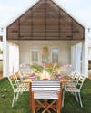 4th of July summer holiday table decorations outdoor table