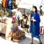 Echo Park Craft Fair 2016 Woman In Blue Coat