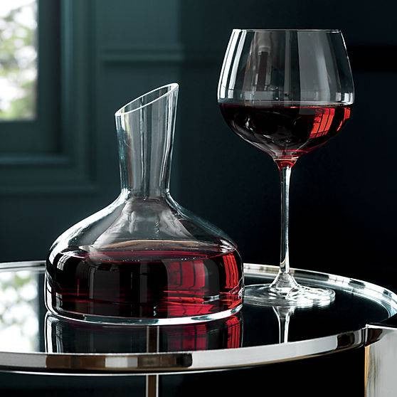 How To Decant Wine CB2 Red Wine Decanter