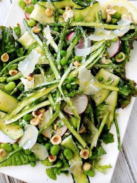 summer veggie recipes csa asparagus salad