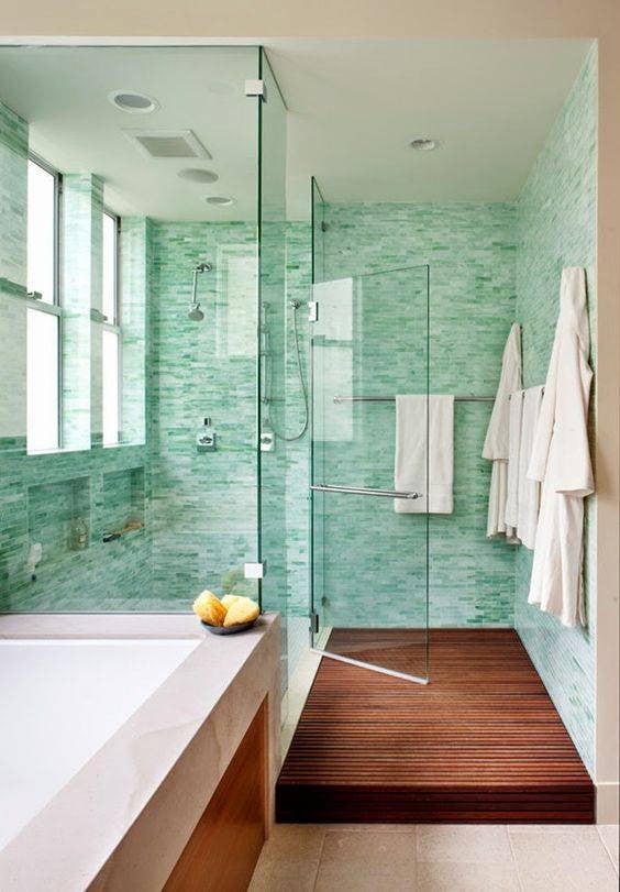 tile trends green thin mosaic tile