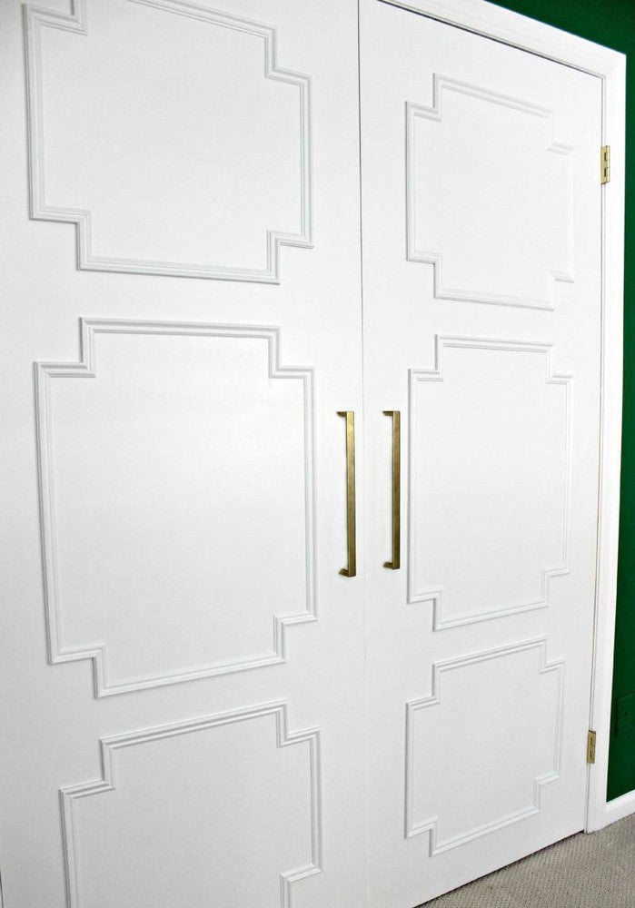 painted door diy door trim