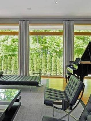 Reggie Bush Home Piano Room