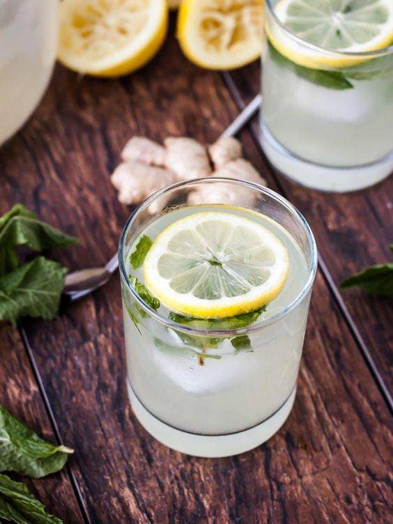 the best lemonade recipe mint ginger lemonade