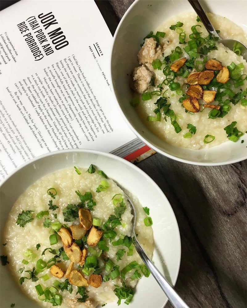 chrissy teigen images thai pork recipe with rice porridge