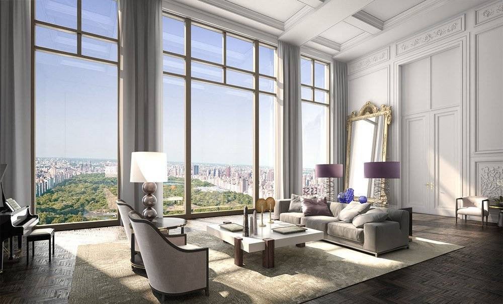 sting's new nyc luxury apartment living room