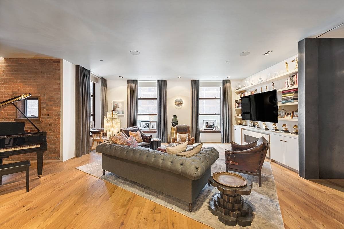 John Legend & Chrissy Teigen's Apartment Living Room