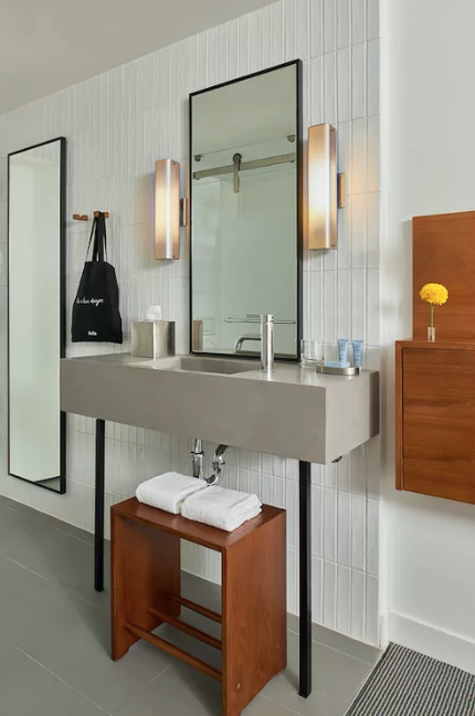 maximize a small space small hotel bathroom