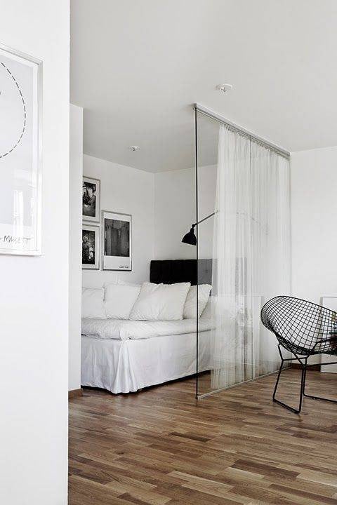 small bedroom decor ideas white bedroom with glass room divider