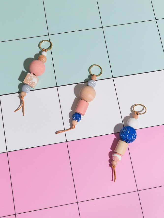A Super Simple DIY for the Chicest Keychains Ever