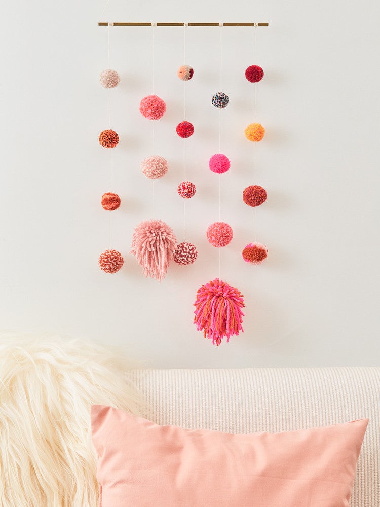 The Easy Way to DIY Colorful Pom-Poms