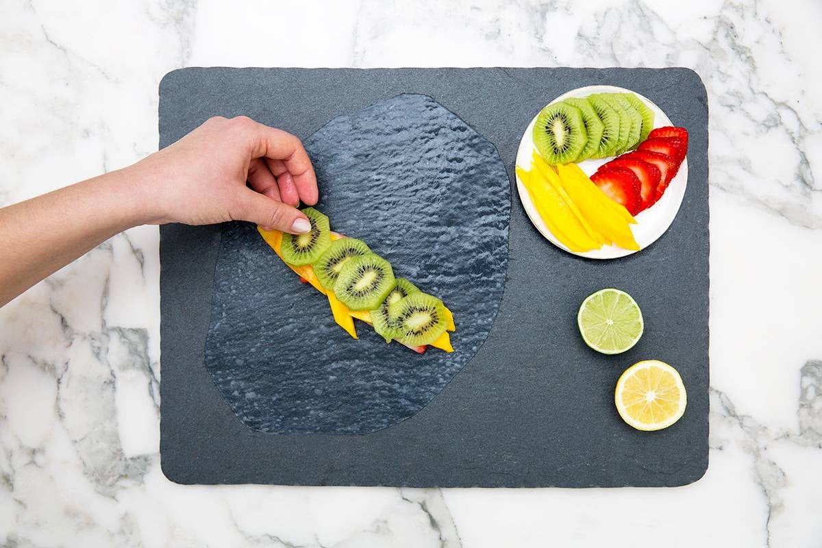 Summer Roll Recipes Slate With Fruit