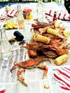 Maryland Crab Boil Crab Boil On Newspeper