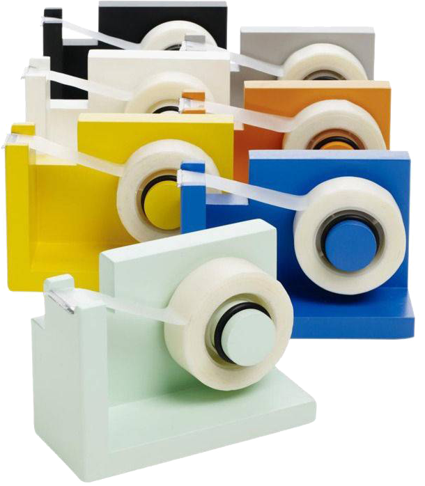 Home Office Ideas On A Budget Colorful Tape Dispensers