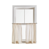 half window curtains