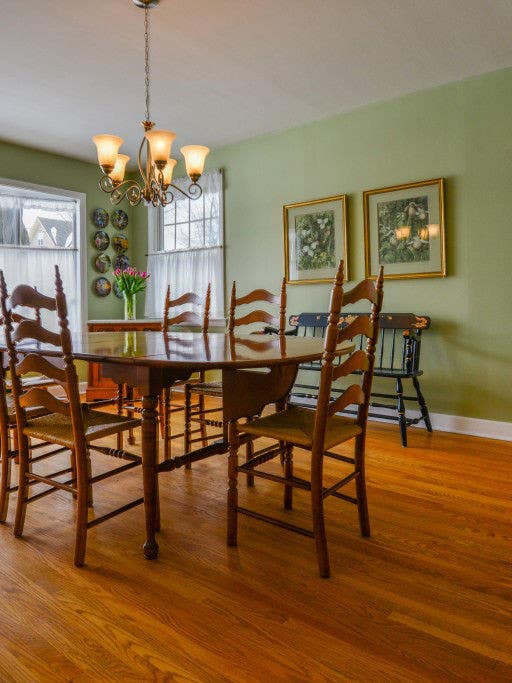 before & after: country dining room makeover