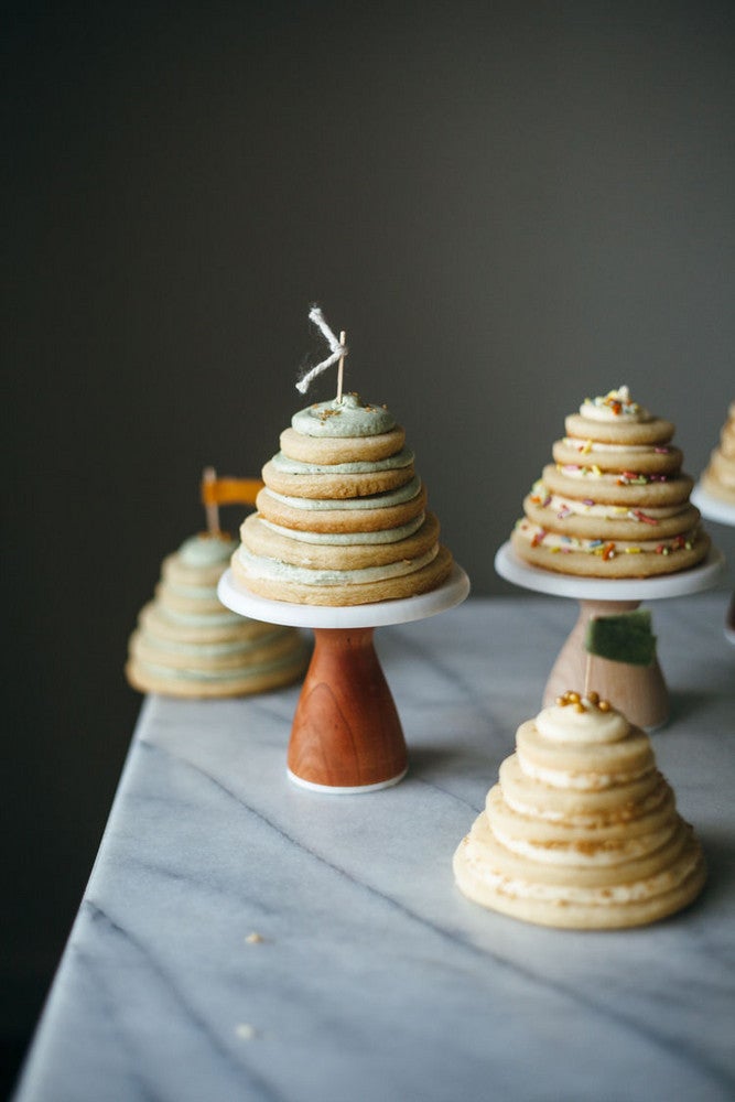 how to craft mini sugar cookie trees