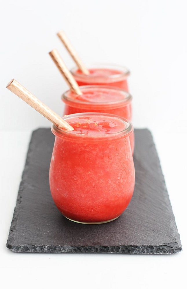 strawberry lemonade vodka slushie
