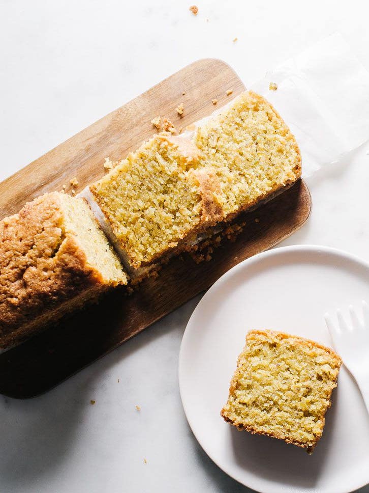 this flourless pistachio almond loaf will change your life