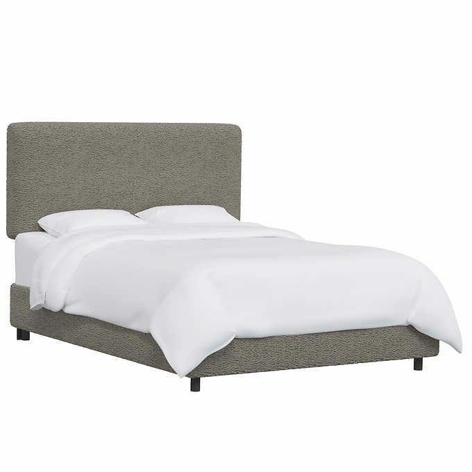gray bed