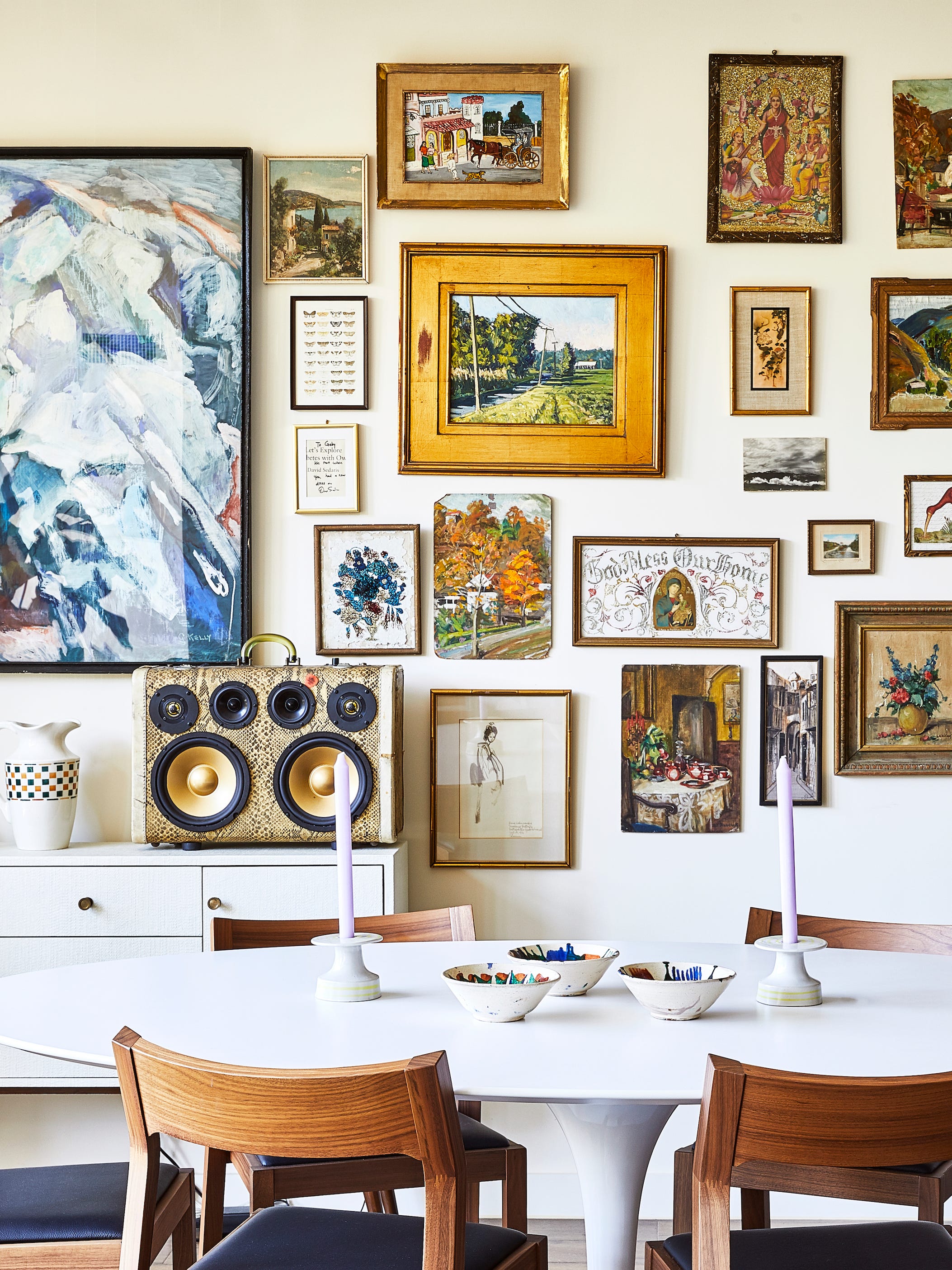 The Gallery Wall in This East Village Apartment Is Actual Goals