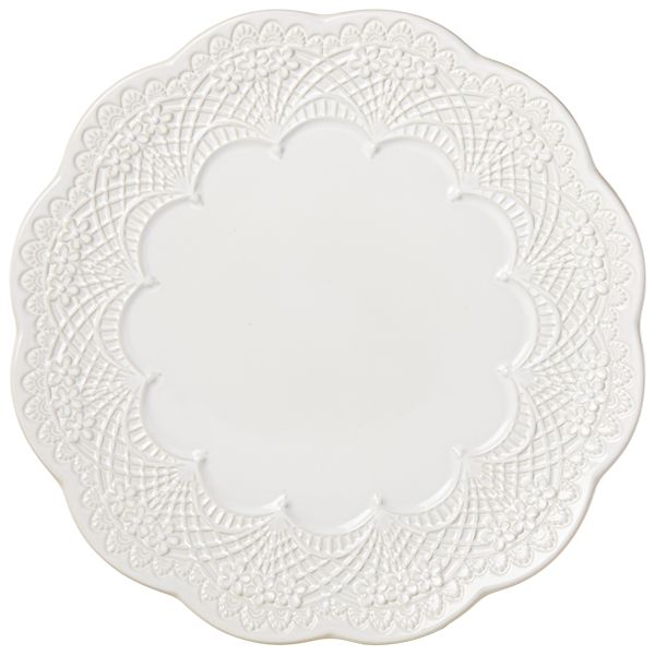 Chelse Muse Scallop White™ Dinner Plate