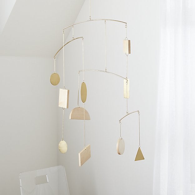Simple Shapes Geometric Baby Mobile