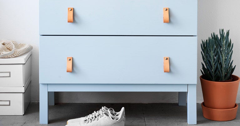 Switching Out My Ikea Dresser Knobs Was, Light Blue Dresser Knobs