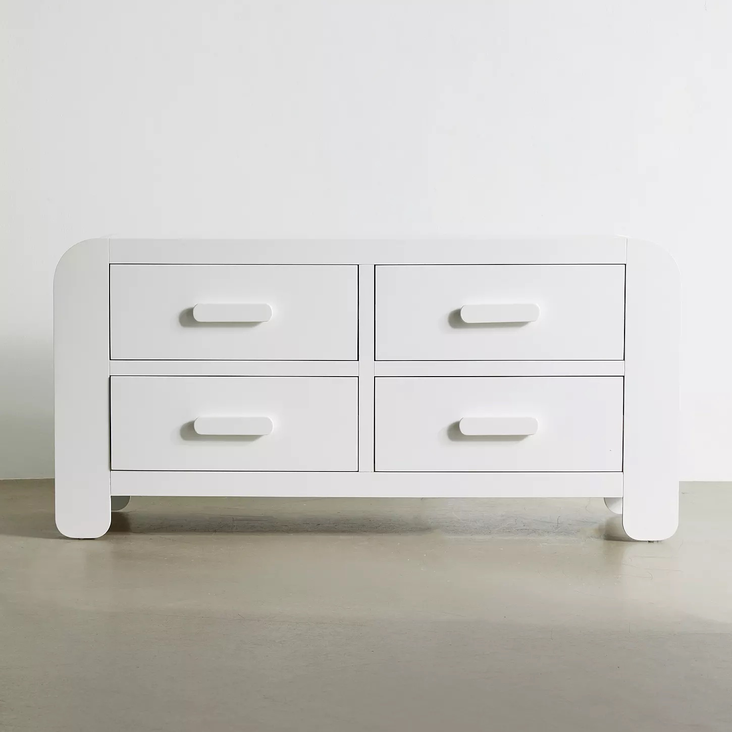 Ruby Four-Drawer Dresser in White