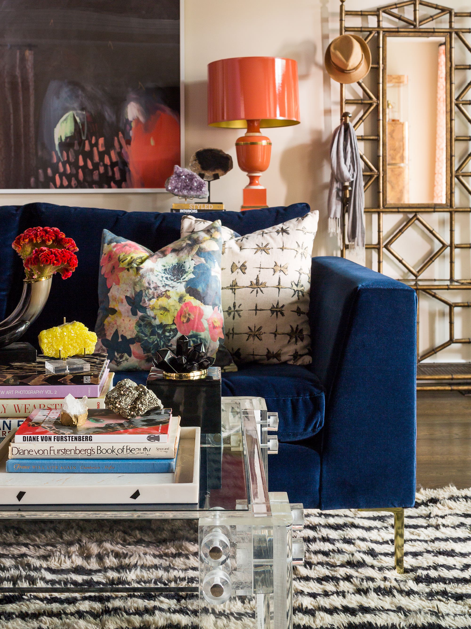 Unexpected Pops of Color and Vintage Treasures Complete This Chicago Home