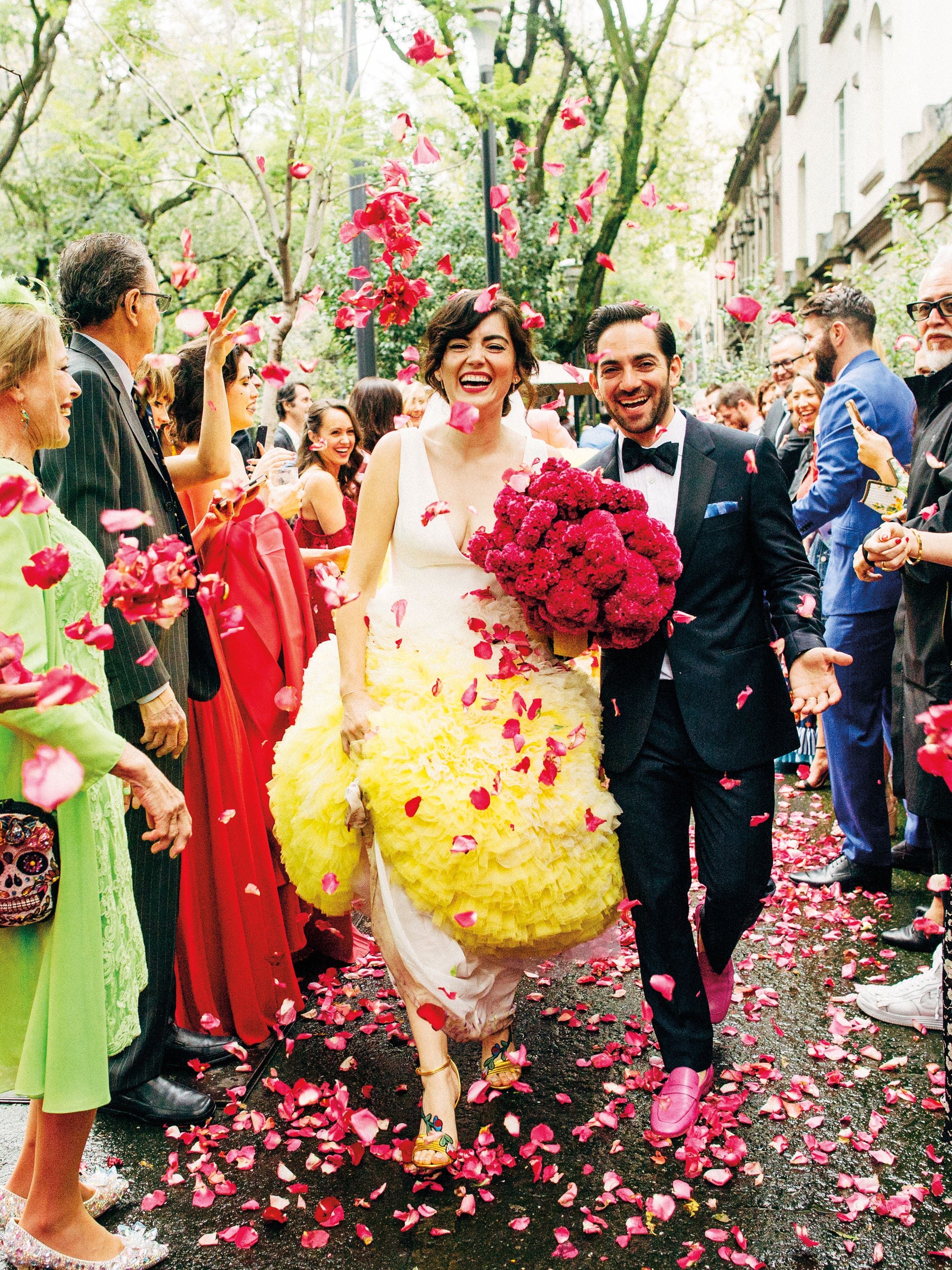 This Wedding Features Every Color in the Rainbow