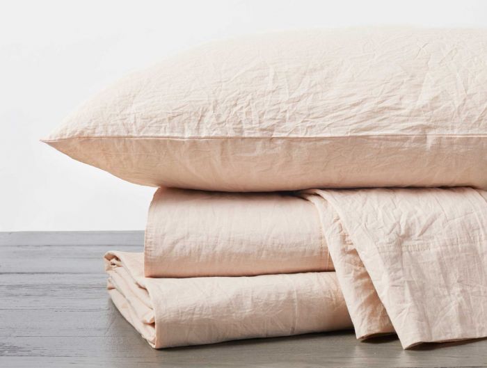 Organic Crinkled Percale™ Sheets