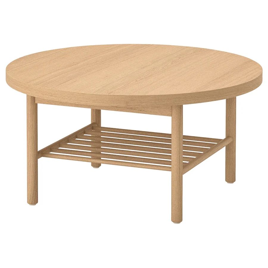 ikea listerby oak coffee table