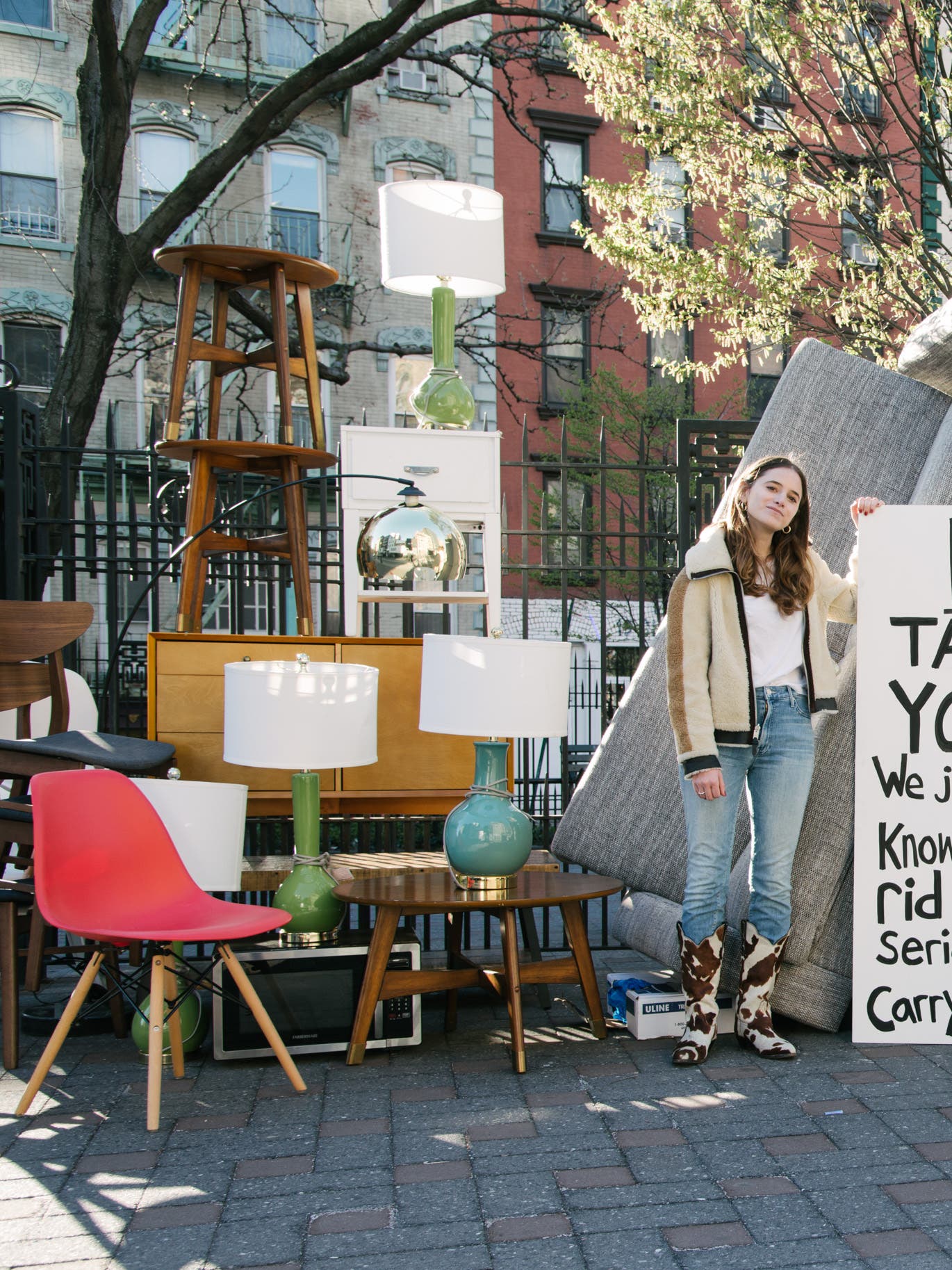 Heads-Up: The Furniture You Tossed to the Curb Might Just Become a Work of Art