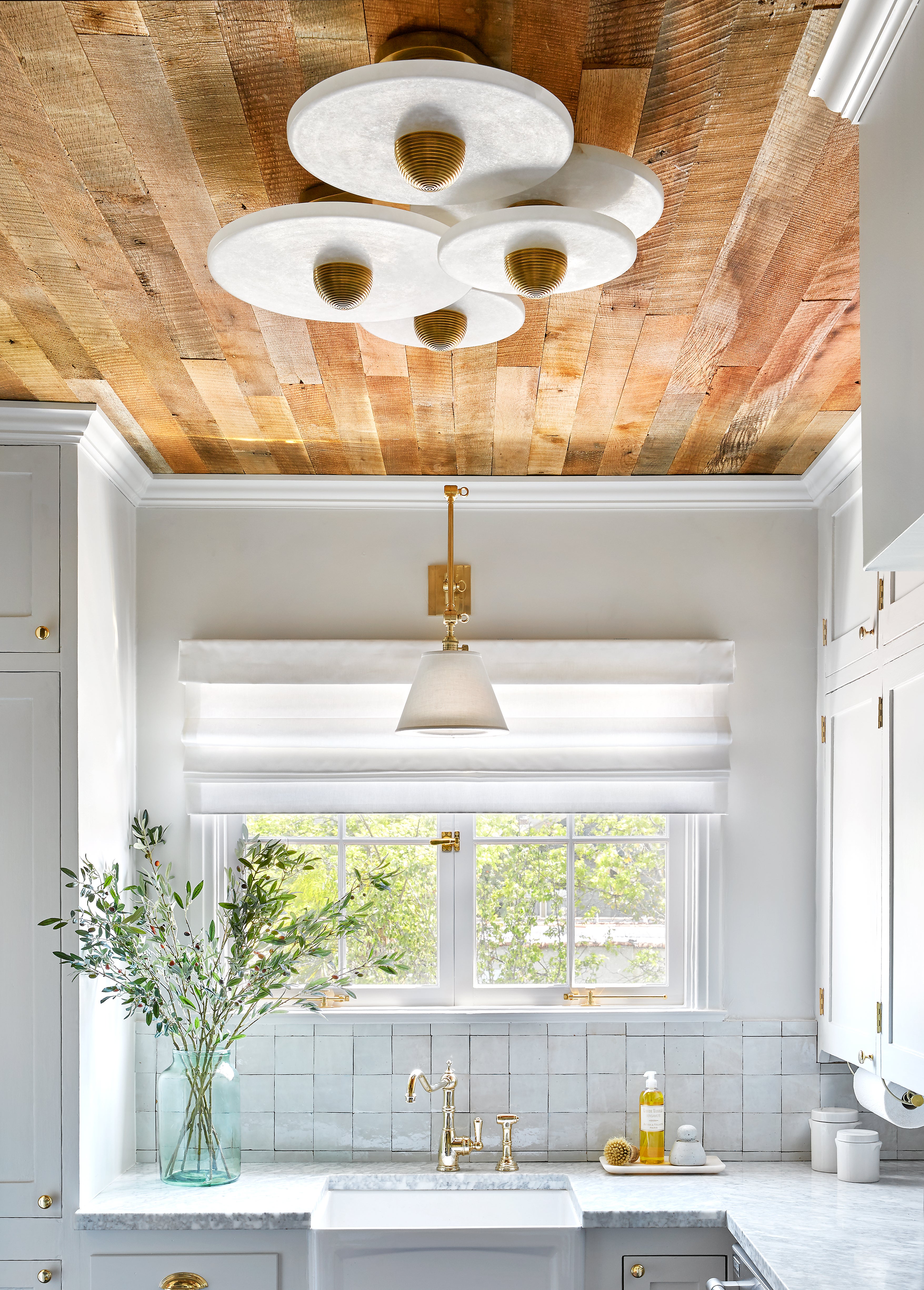 Wood Ceilings In Her Kitchen