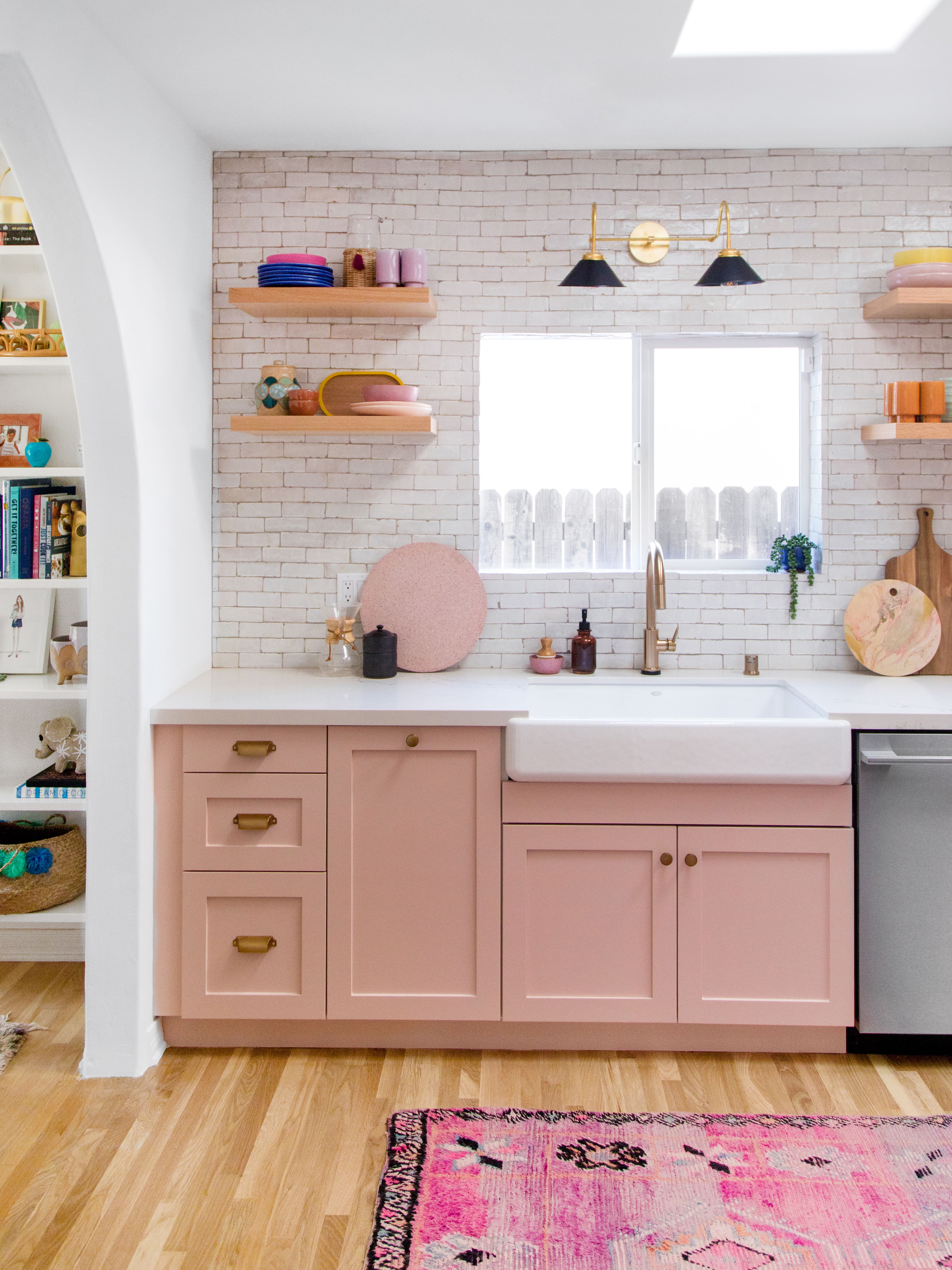 This Pink Kitchen Transformation Proves That Gut Renovations Are Worth the Stress