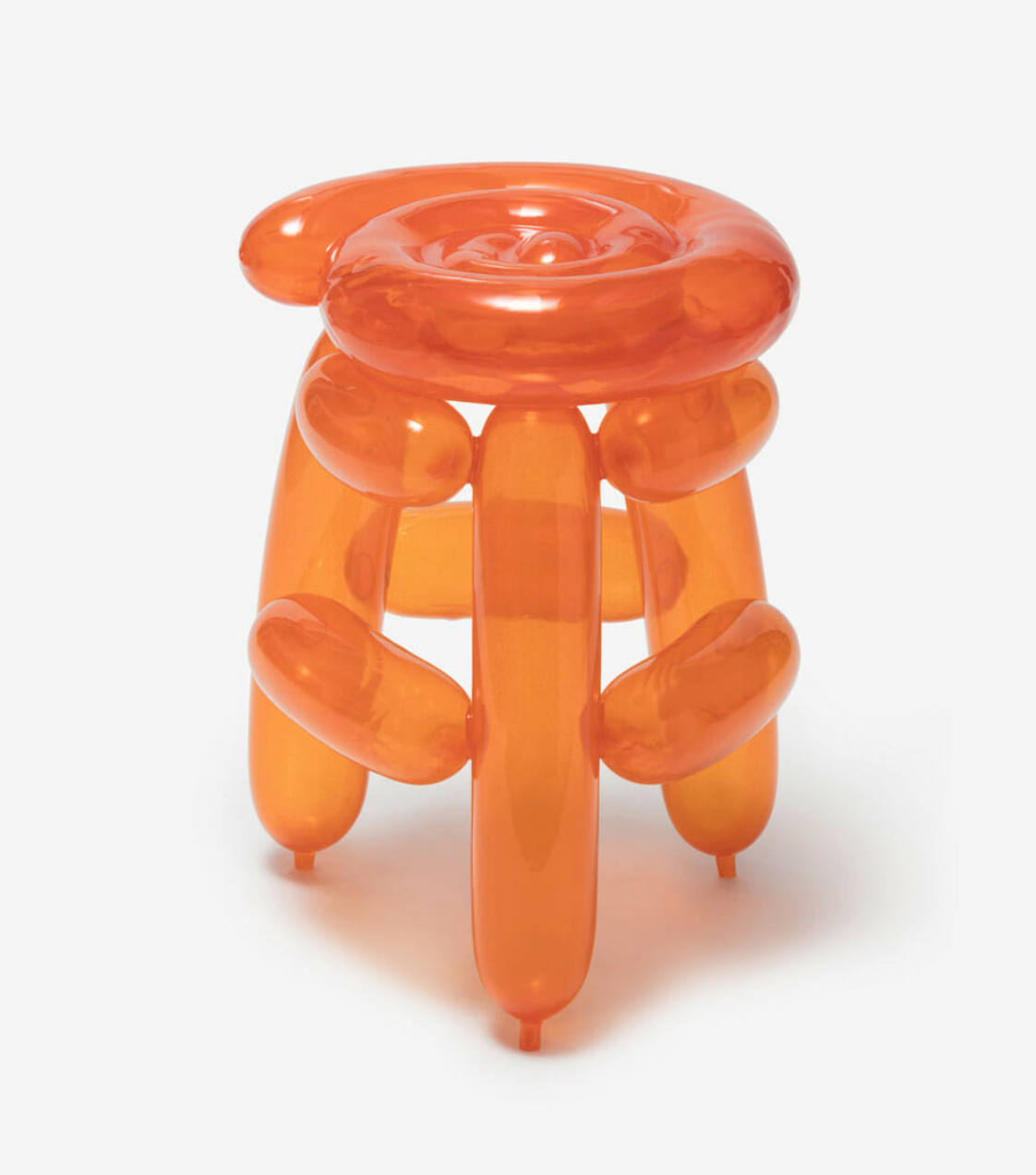 orange blowing stool